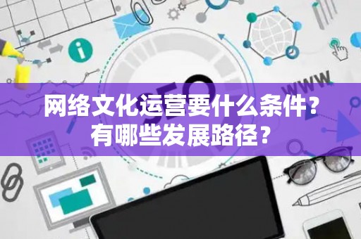 网络文化运营要什么条件？有哪些发展路径？